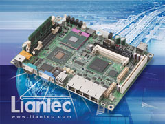 Liantec EMB-5940 : 5.25" Intel Core2 Duo Mobile Express Networking EmBoard with Tiny-Bus Modular Extension Solution