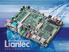 Liantec EMB-5950 : 5.25" Intel Atom 945GSE Express Multimedia EmBoard with Tiny-Bus Modular Extension Solution